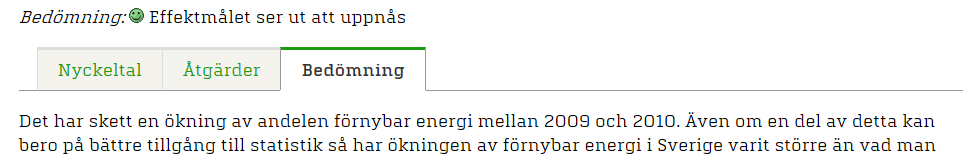 Bedömning delmål