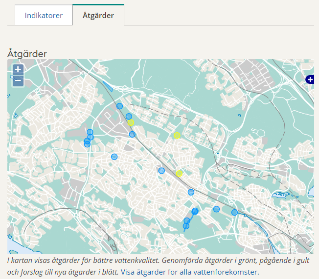 Samling med åtgärder för Bällstaån